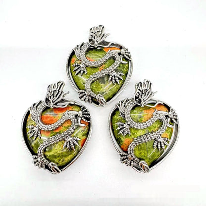 Heart of the Dragon's Embrace Necklace