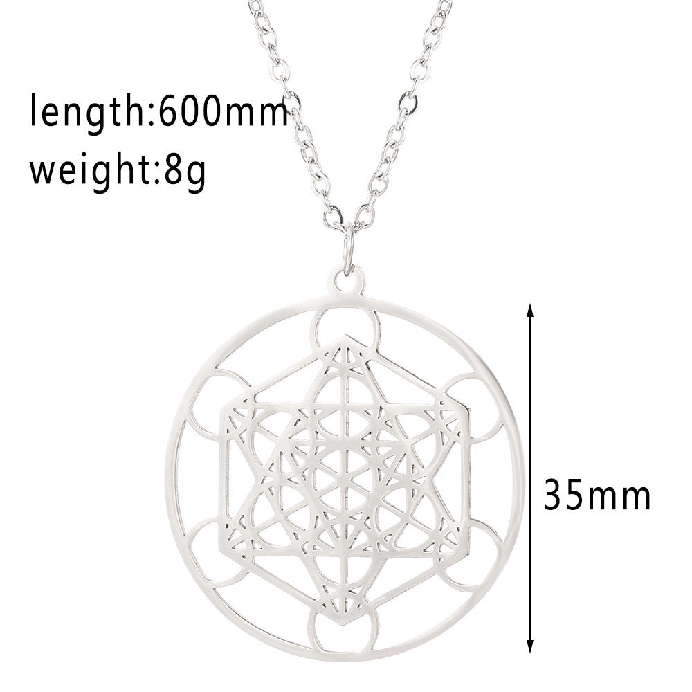 Witch’s Triple Moon Pentacle Necklace