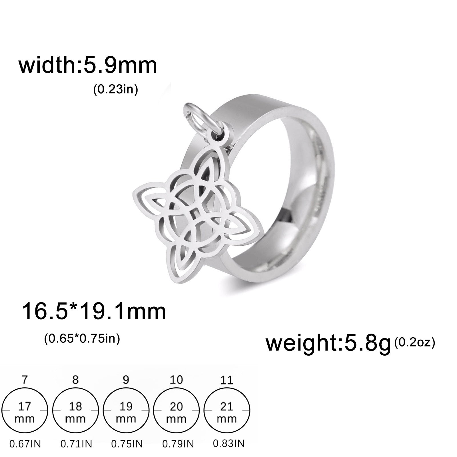 Witches deals knot ring