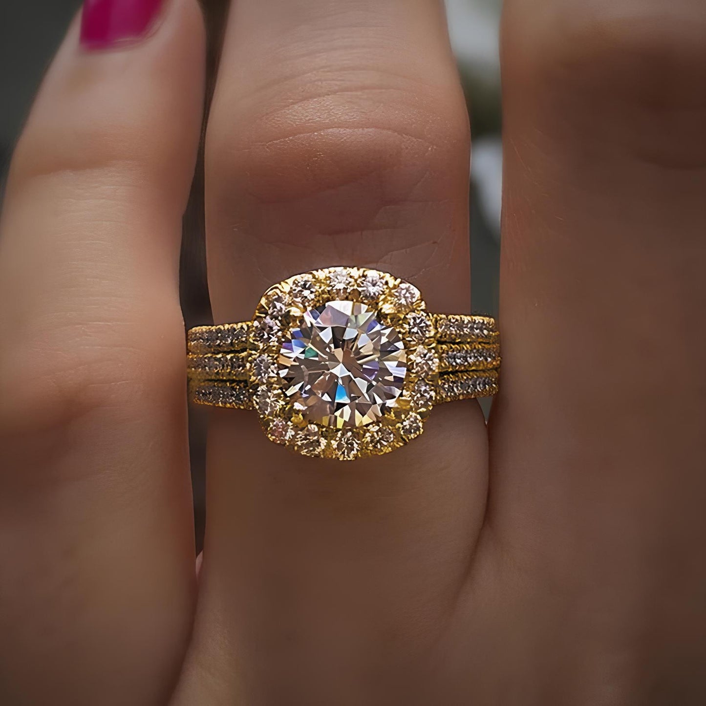 Radiant Crystal Ring