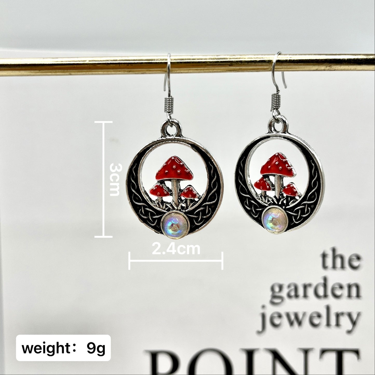 Celtic Grove Mushroom Earrings