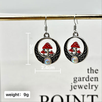 Celtic Grove Mushroom Earrings