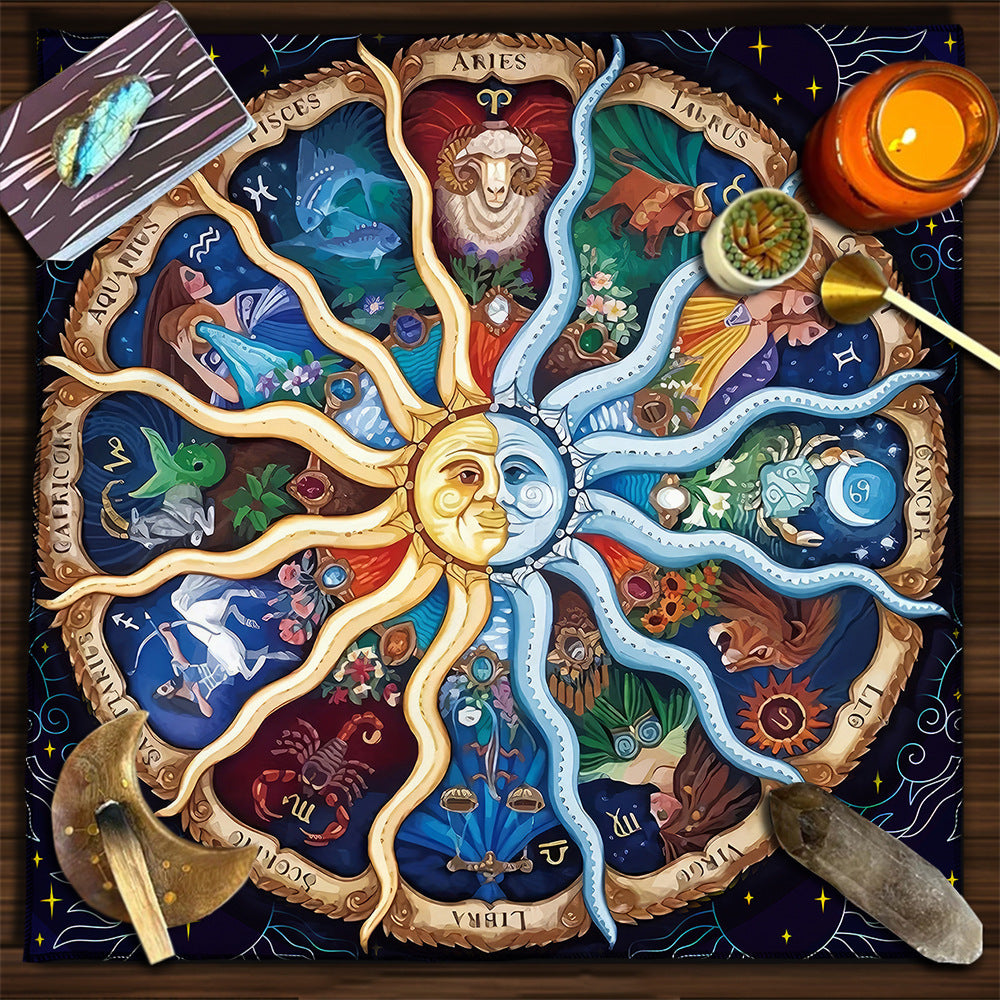 Celestial Harmony Tarot Tablecloth