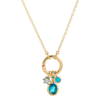 Birthstone Protection Charm Necklace