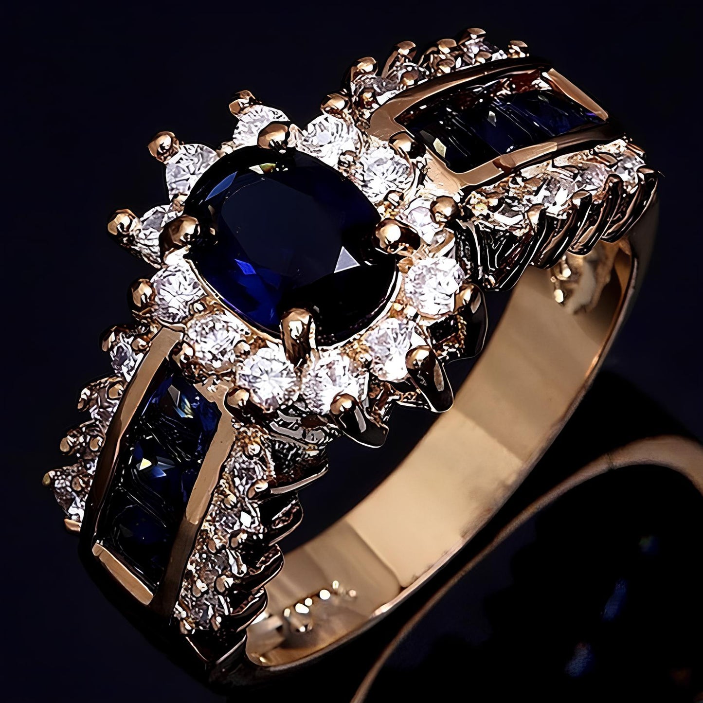 Crown Crystal Power Ring