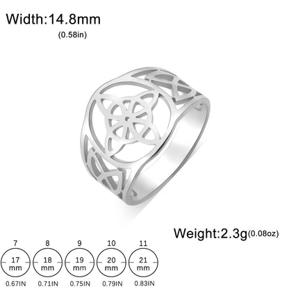 Circle of the Witches Knot Ring