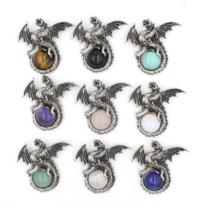 Dragon Sentinel Orb Necklace