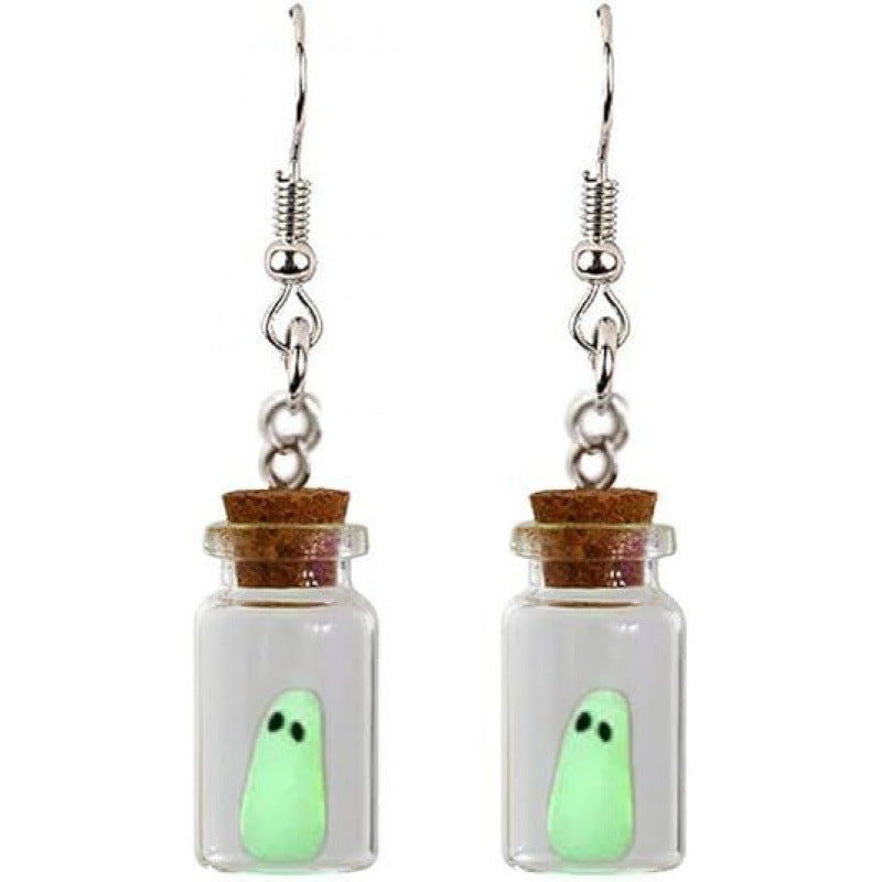 Luminous Ghost Halloween Earrings