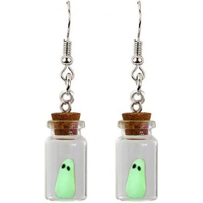 Luminous Ghost Halloween Earrings