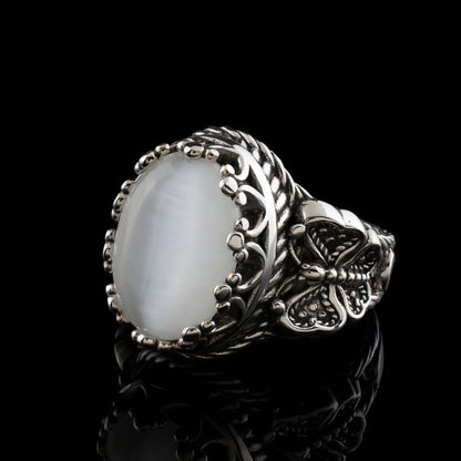 Sacred Butterfly Moonstone Ring