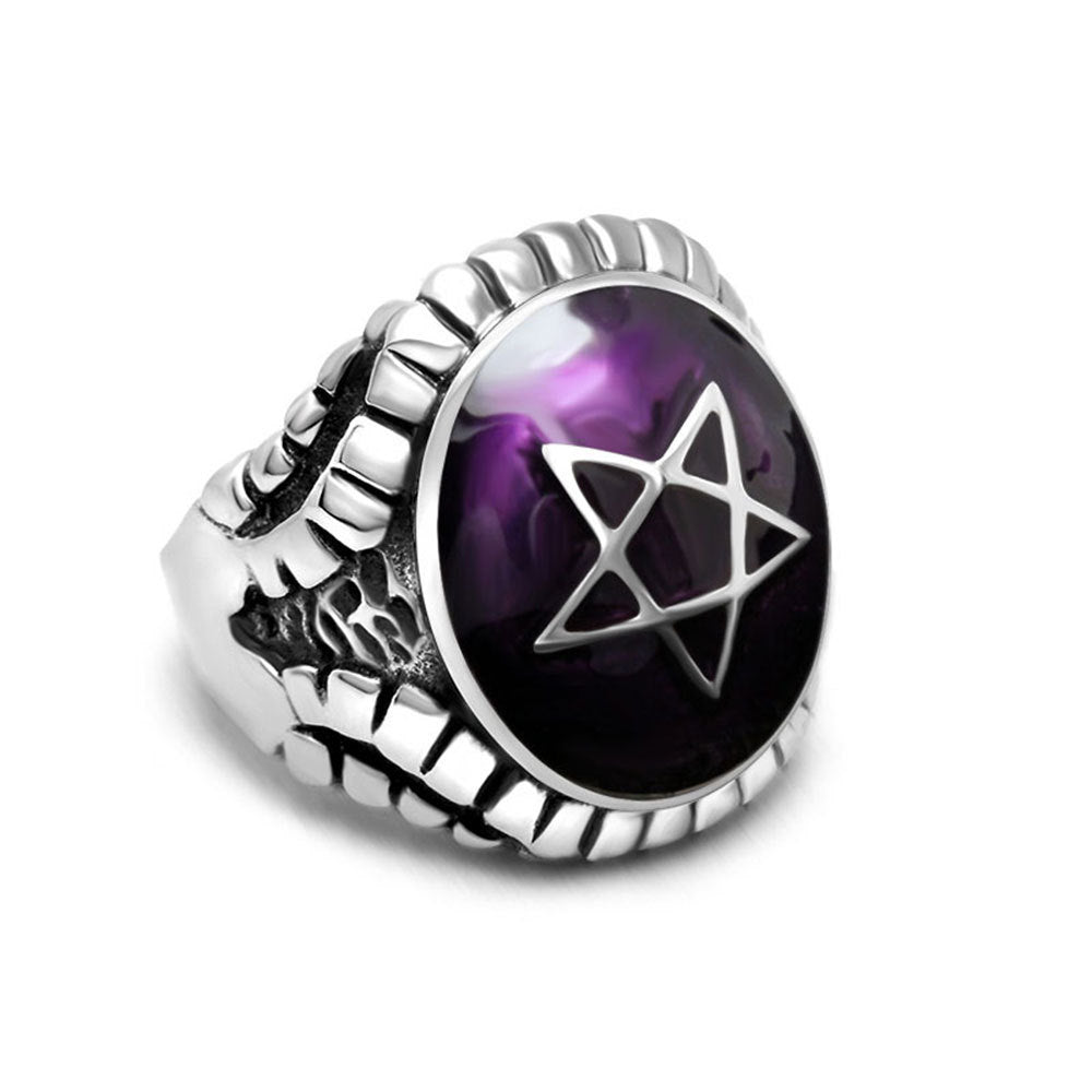 Witch's Elemental Pentacle Ring