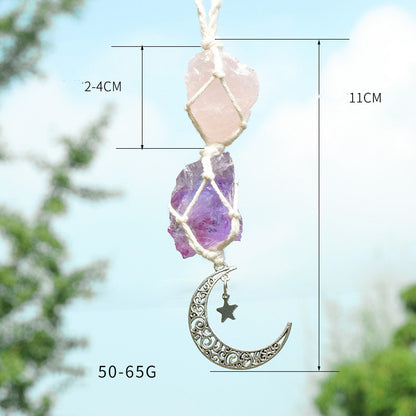 Celestial Crescent Hanging Charm