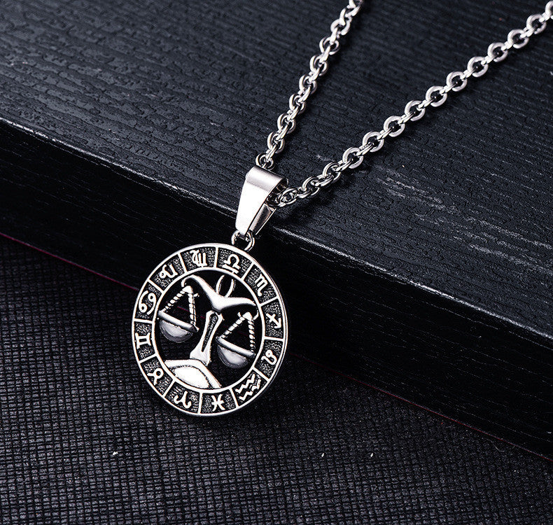 Ethereal Zodiac Wheel Necklace