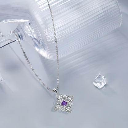 Amethyst Blossom Goddess Necklace