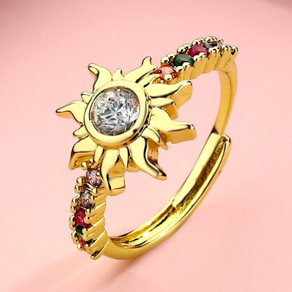 Solar Radiance Crystal Ring