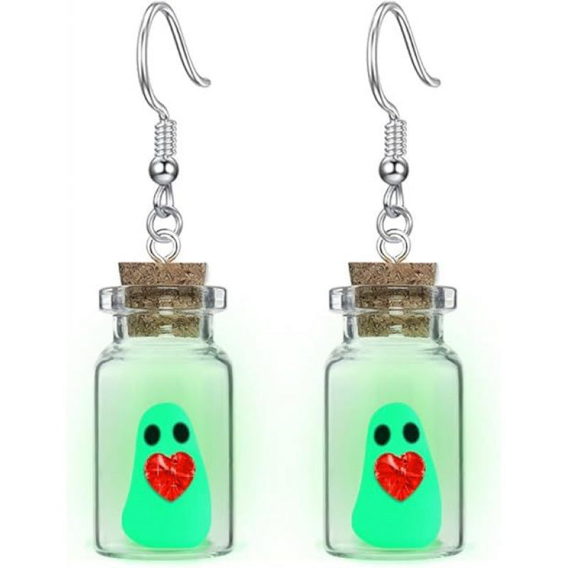 Luminous Ghost Halloween Earrings