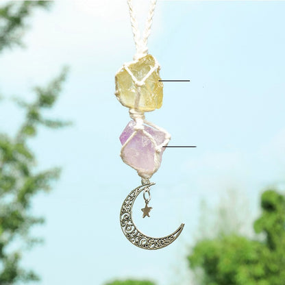 Celestial Crescent Hanging Charm