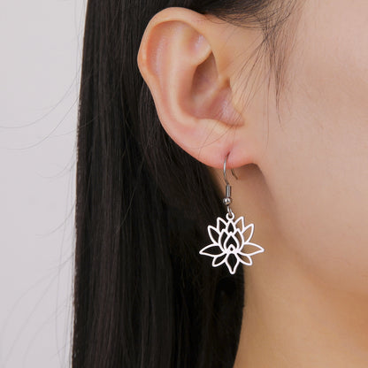 Lotus Radiance Bloom Earrings