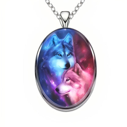 Eternal Spirit Wolf Necklace