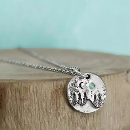 Enchanting Serenity Moonlight Amulet Necklace