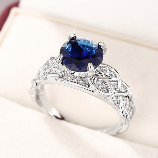 Celtic Knot Unity Crystal Ring
