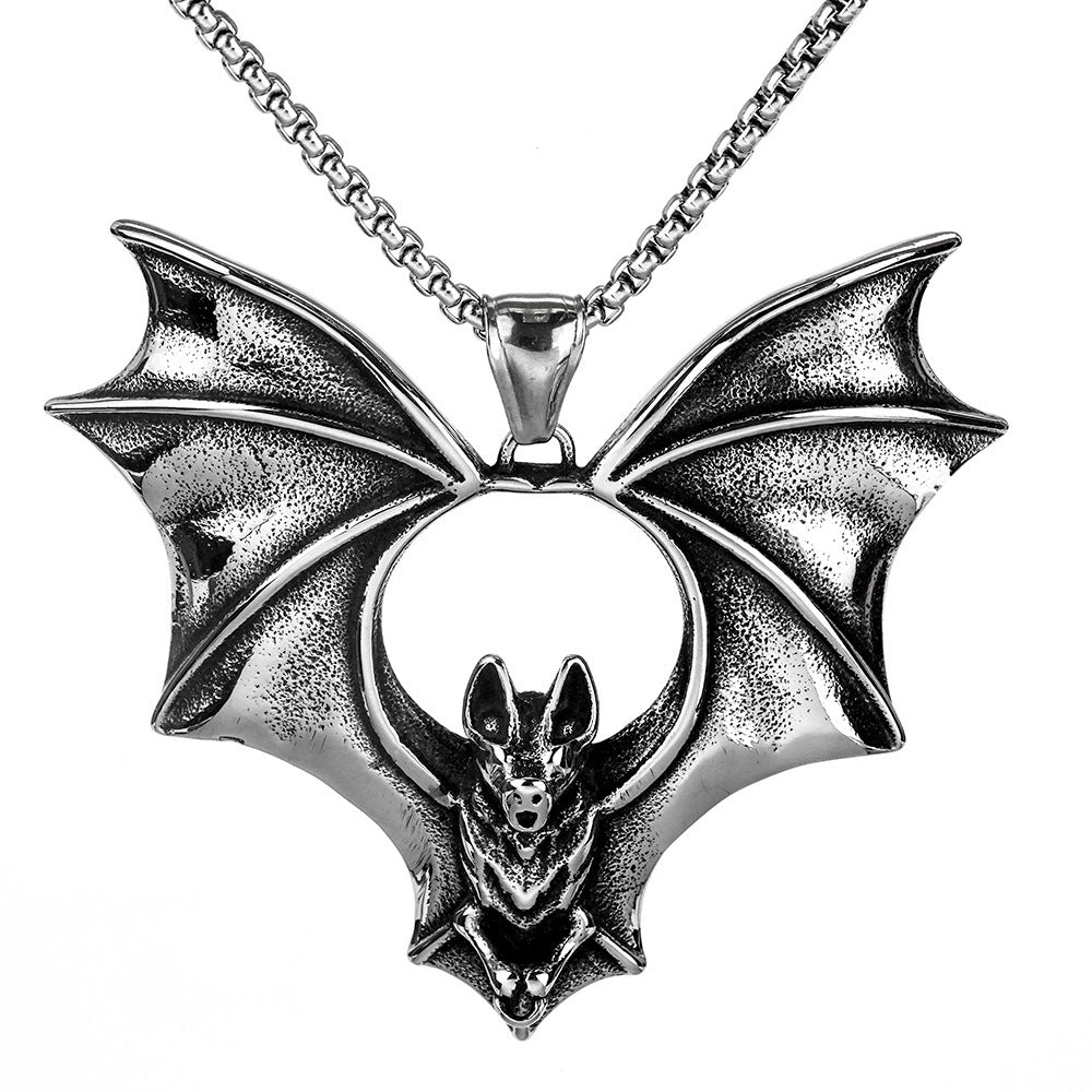 Nocturne Guardian Bat Necklace