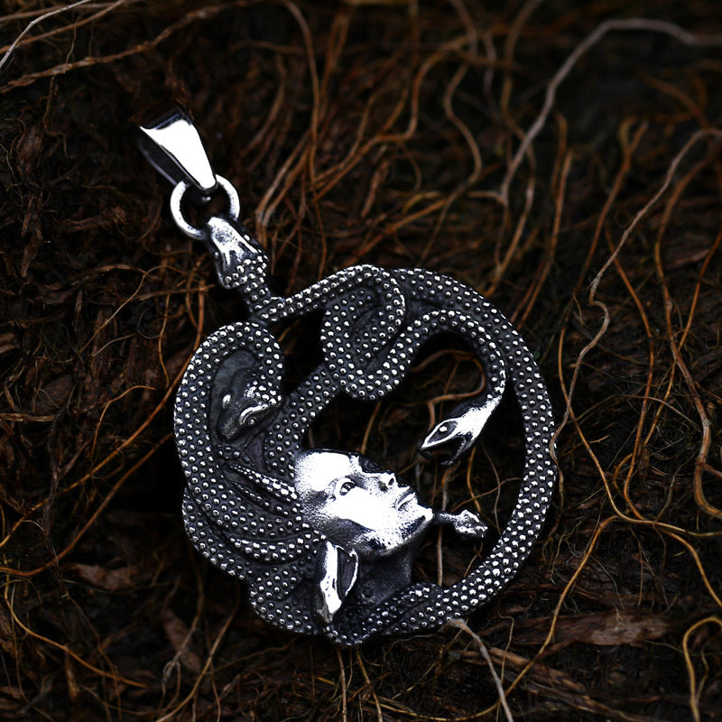 Nordic Vintage Snake Pendant