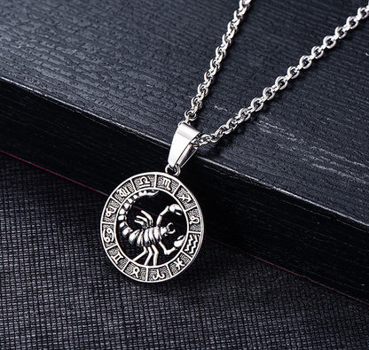 Ethereal Zodiac Wheel Necklace