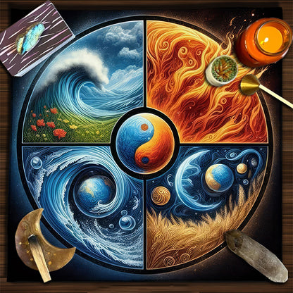 Celestial Harmony Tarot Tablecloth