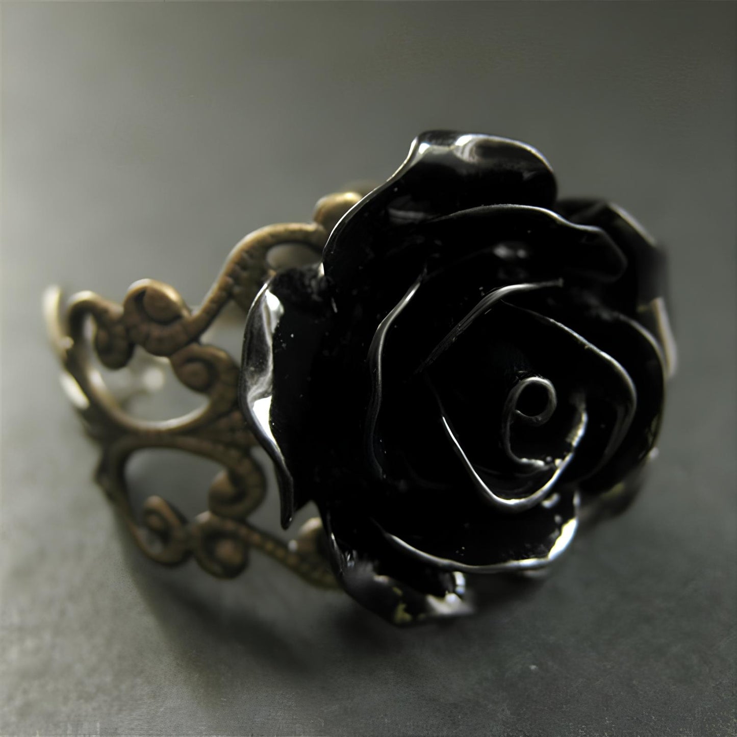 Midnight Rose Ritual Ring