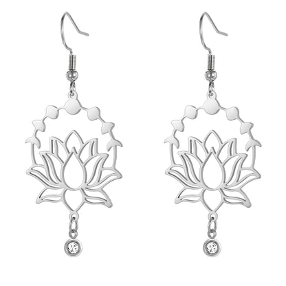 Lotus Radiance Bloom Earrings