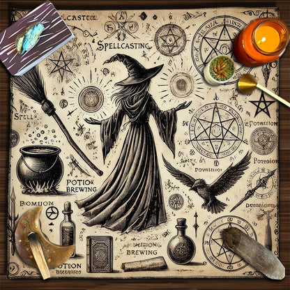 Celestial Harmony Tarot Tablecloth