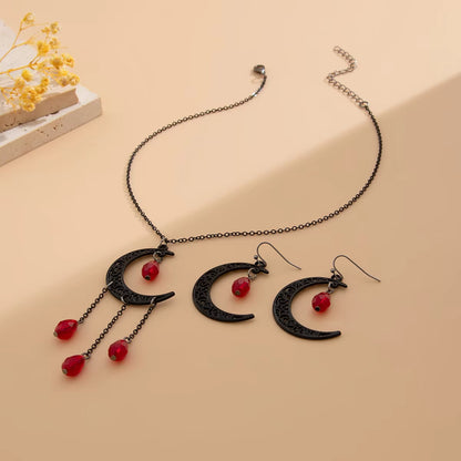 Sacred Gothic Blood Moon Crescent Set