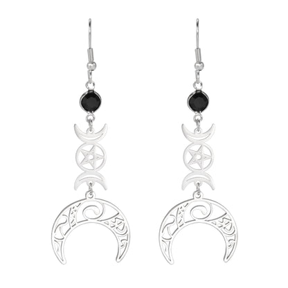Wiccan Strength Protection Earrings