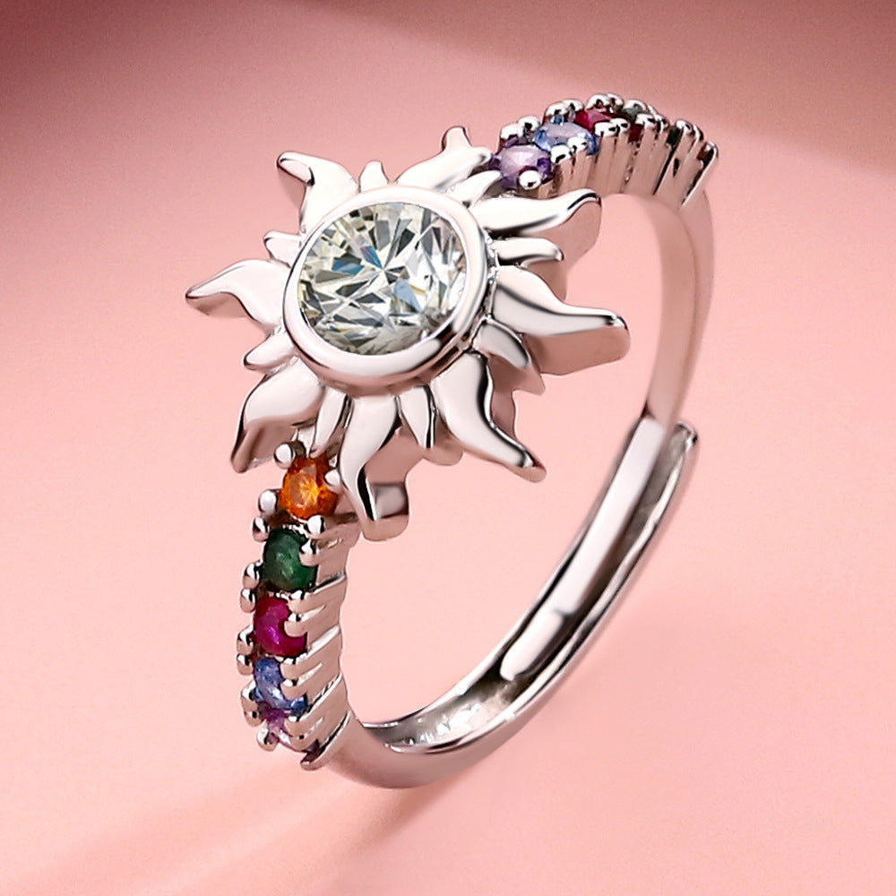 Solar Radiance Crystal Ring