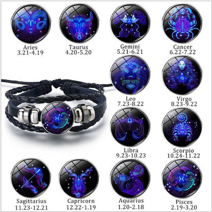 Glow in the Dark Zodiac Bracelet