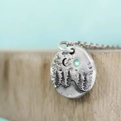 Enchanting Serenity Moonlight Amulet Necklace