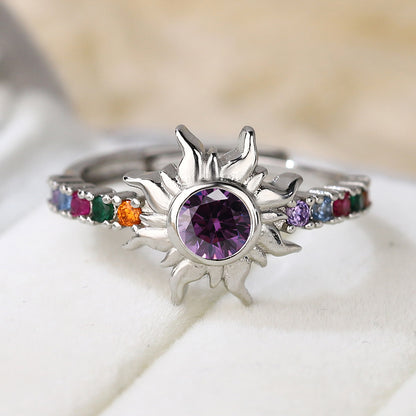 Solar Radiance Crystal Ring
