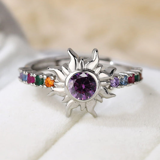 Sun Oracle Crystal Ring