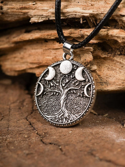 Moon Phase Tree of Life Necklaces