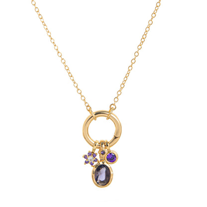 Birthstone Protection Charm Necklace