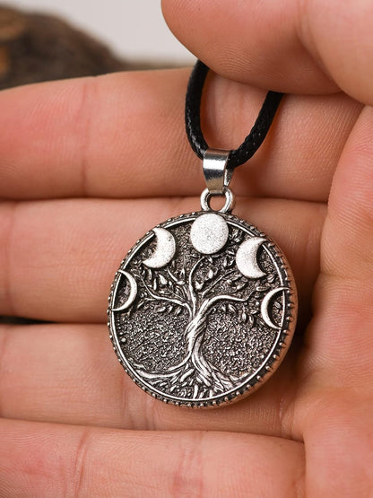 Moon Phase Tree of Life Necklaces