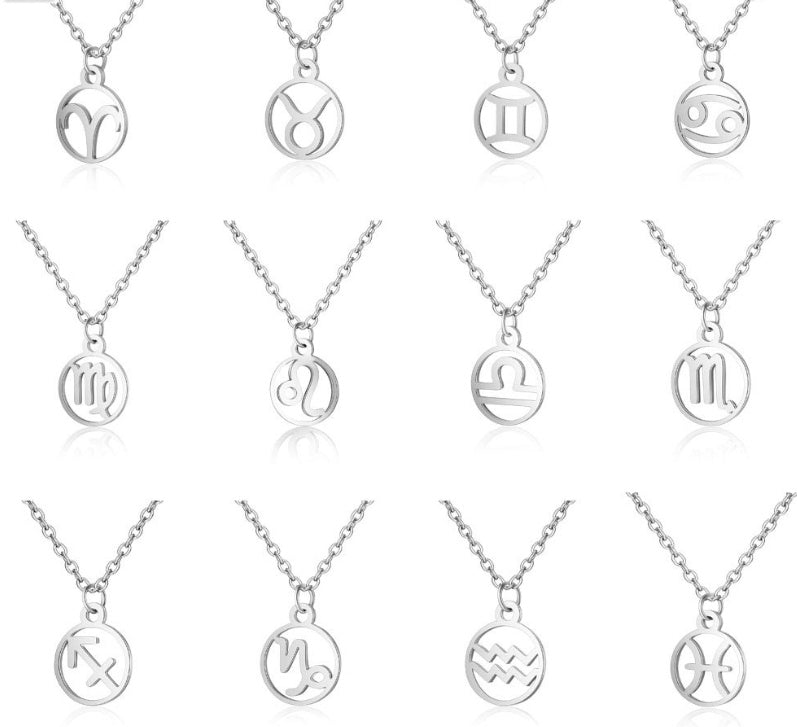 Starlit Zodiac Charm Necklace