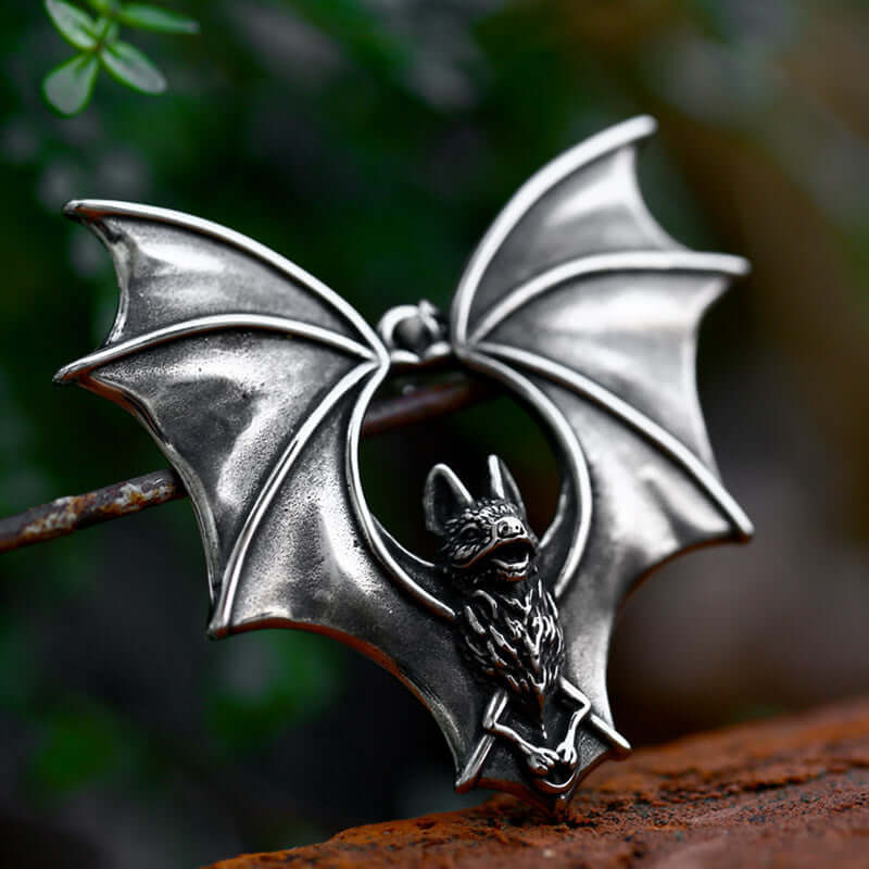 Gothic Bat Pendant