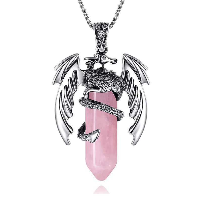 Wyrm’s Embrace Crystal Necklace