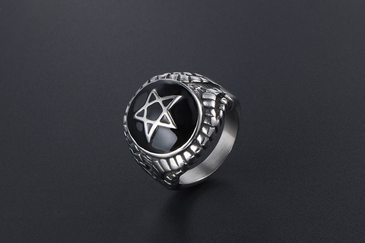 Witch's Elemental Pentacle Ring