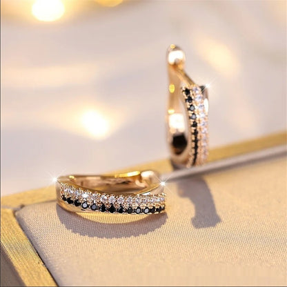 Celestial Radiance Charm Hoops