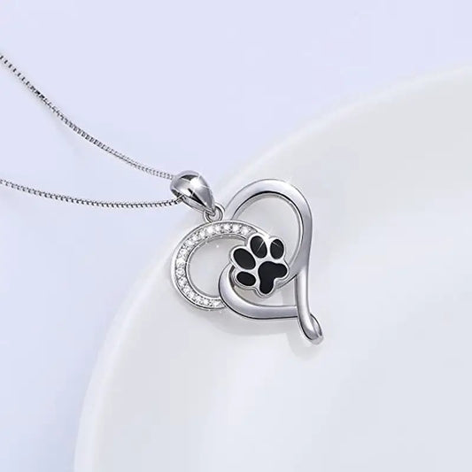 Pawprint of Eternal Love Necklace