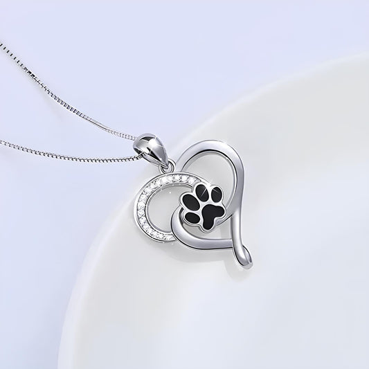 Pawprint of Eternal Love Necklace