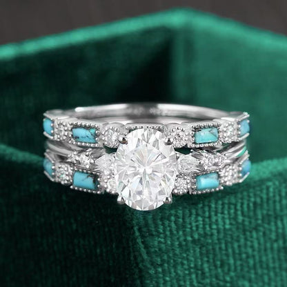 Turquoise Harmony Ring Set